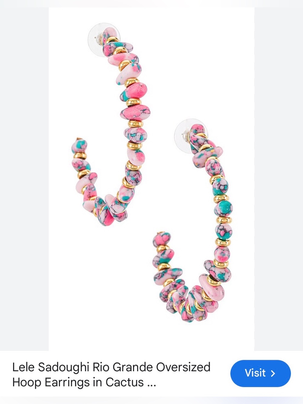 Hoop earrings
